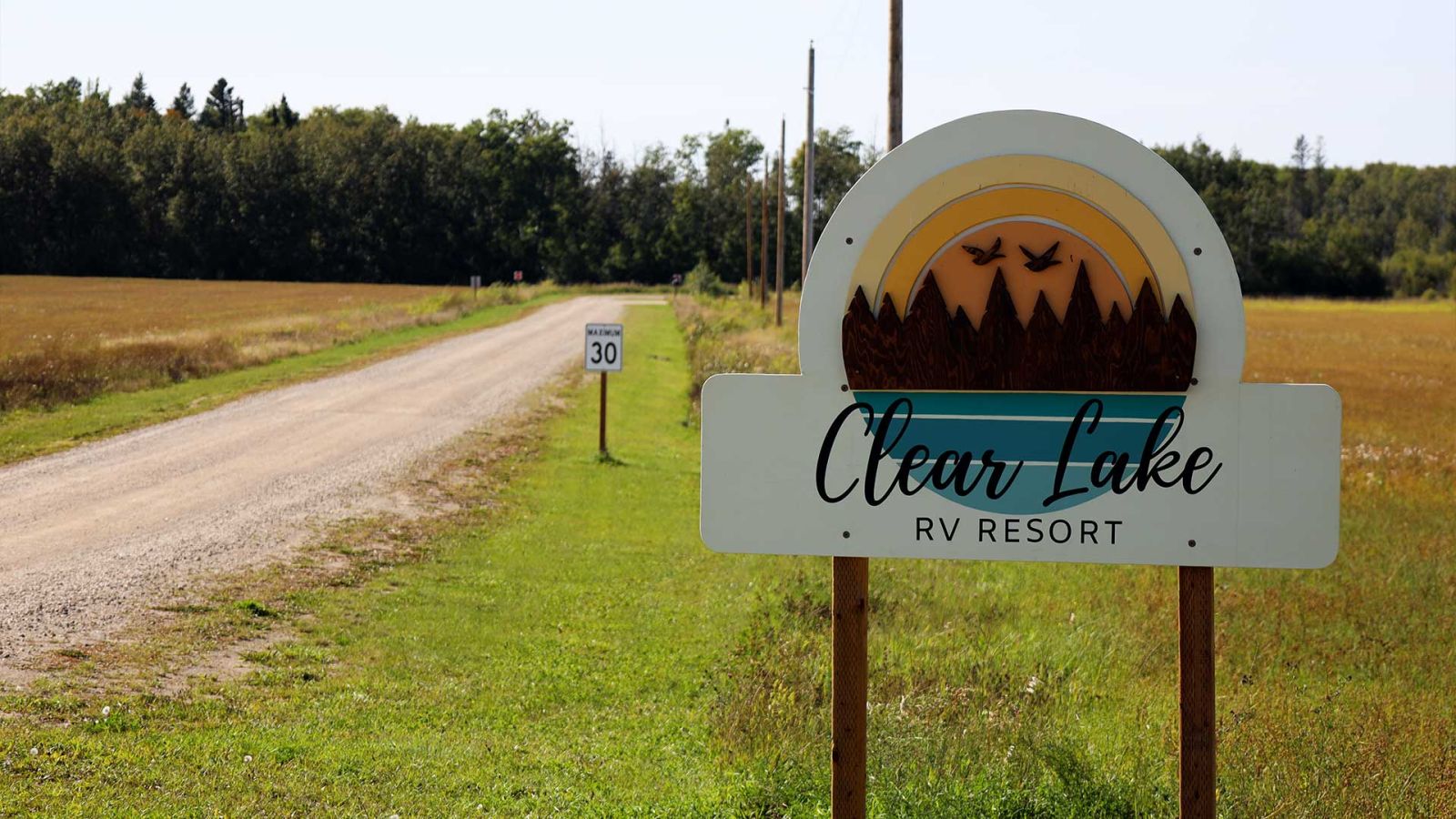 Campground Clearlake entrance
